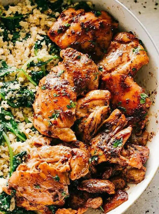 Juicy Stovetop Chicken Thighs