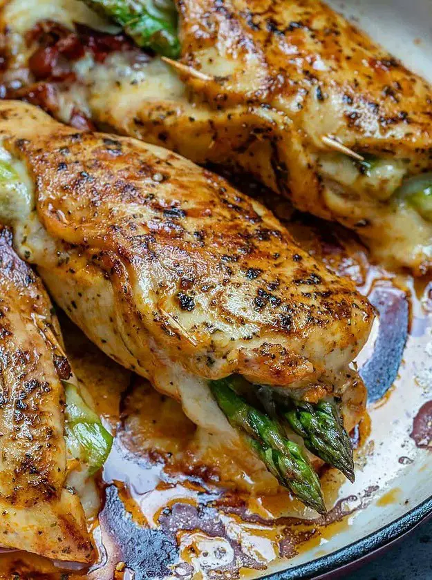 Asparagus Stuffed Chicken Breast