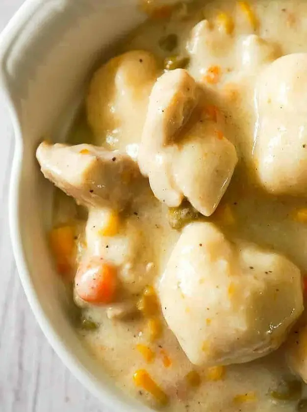 Chicken and Dumplings with Bisquick