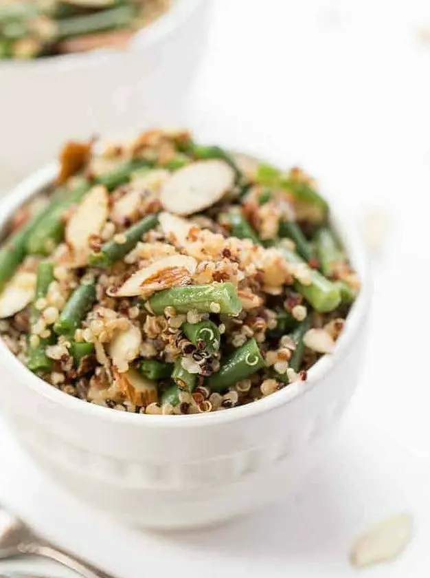 Green Bean & Almond Quinoa Salad