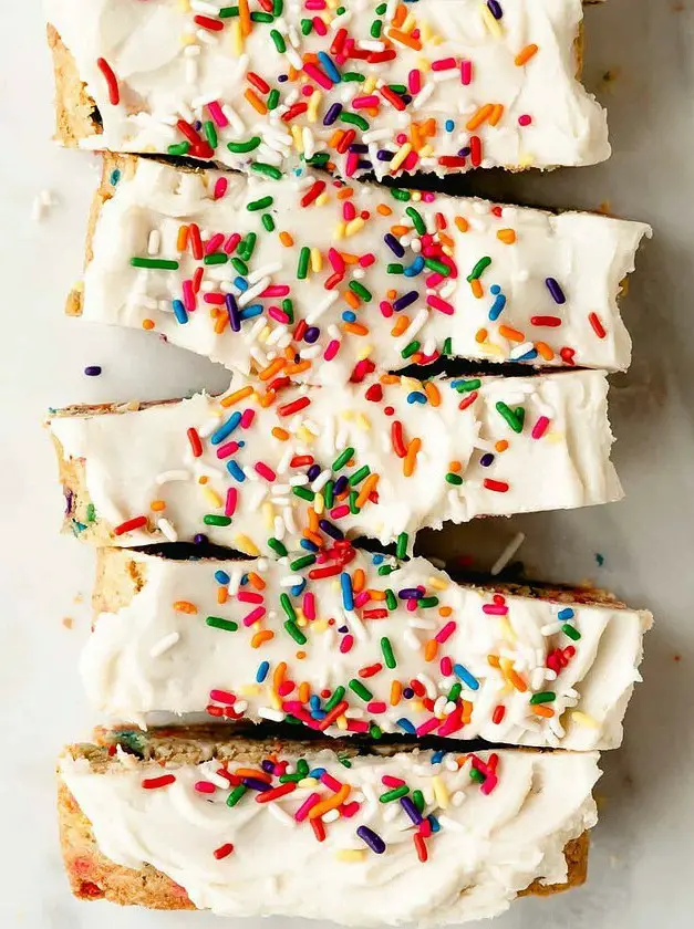 Birthday Cake Blondies