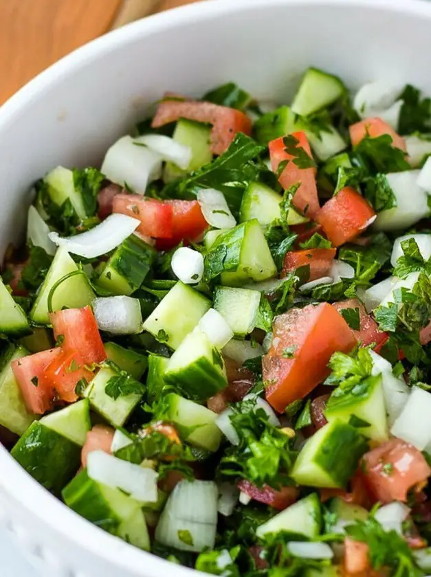 Mediterranean Cucumber Salad