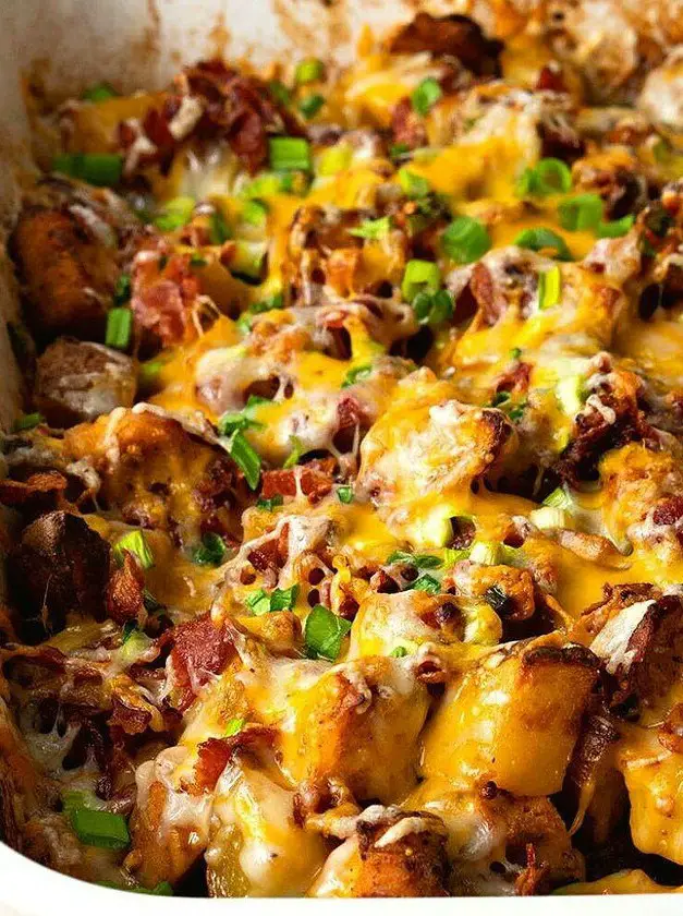 Loaded Chicken and Potato Casserole