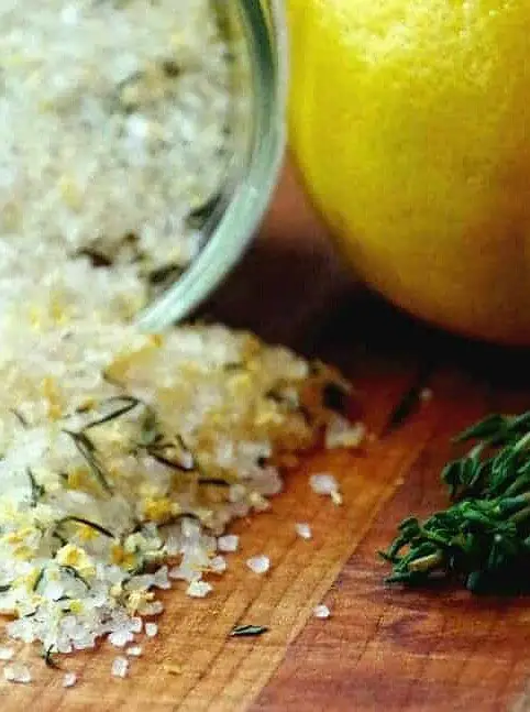 Lemon and Thyme Infused Sea Salt