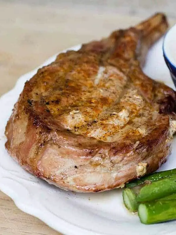 Traeger Grilled Bone-in Pork Chops