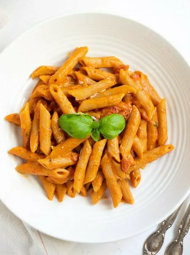 Penne Pasta in Tomato Cream Sauce