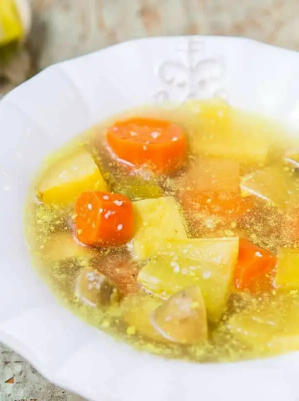 Homemade Vegetable Soup and Broth