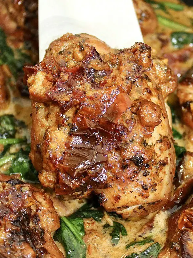 Slow Cooker Tuscan Chicken