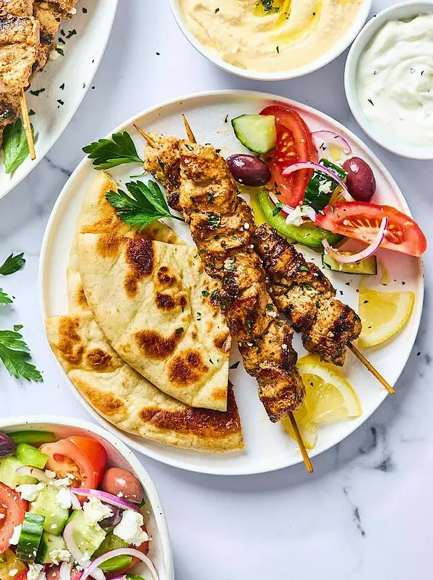 Greek Chicken Kabobs