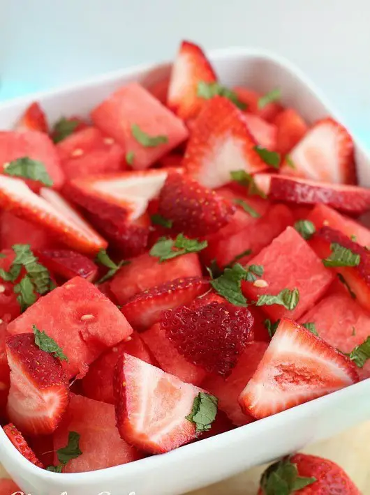 Strawberry Watermelon Salad