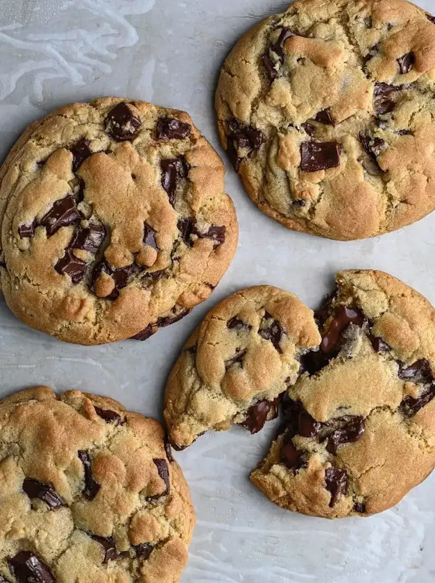 Thick & Chunky Chocolate Chip Cookies