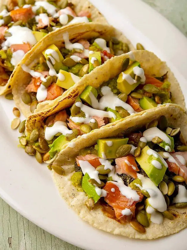 Smoked Salmon Tacos