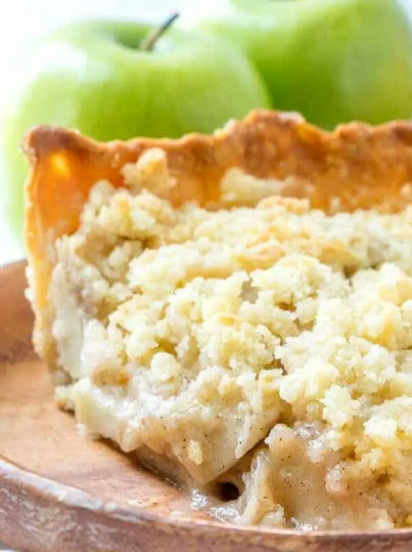 Butter Crumble Apple Pie