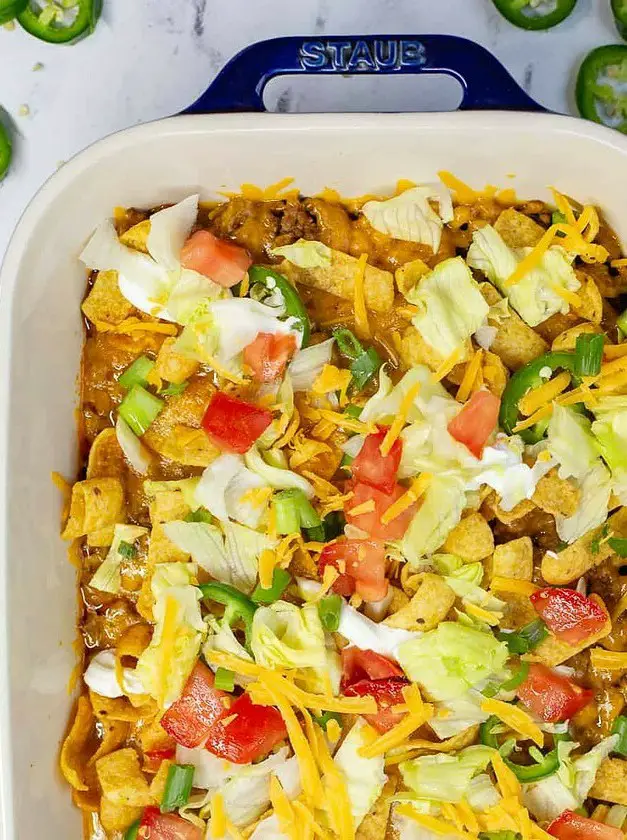 Walking Taco Casserole