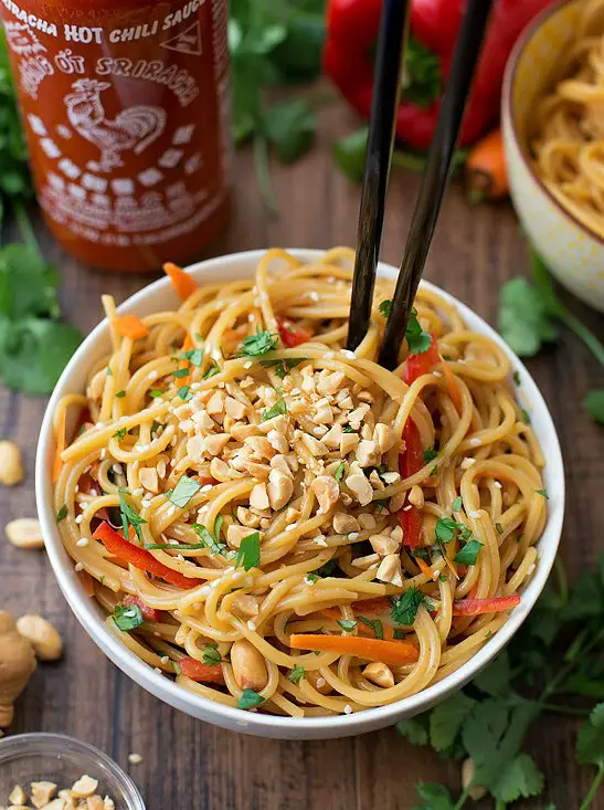 Spicy Thai Noodle Bowls