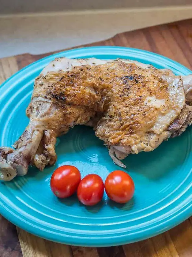 Pressure Cooker Chicken Legs with Herb Rub