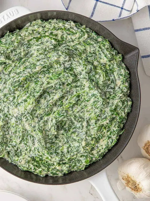 Easy Creamed Spinach