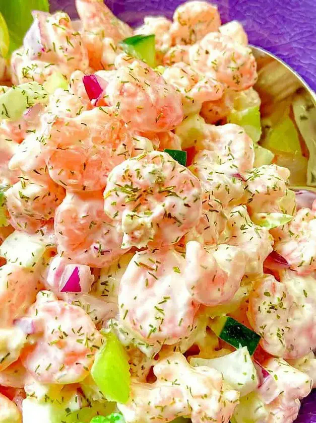 Cold Shrimp Salad with Dill