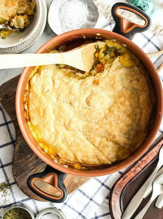 Dutch Oven Chicken Pot Pie