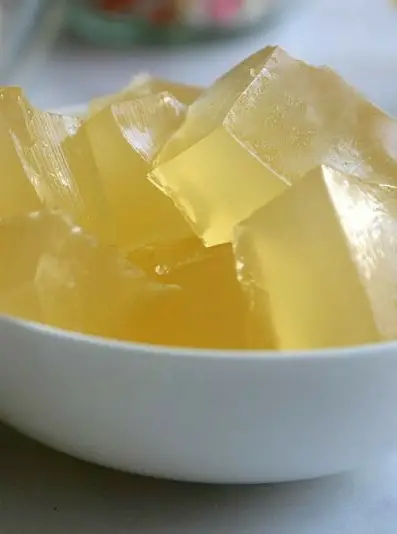 Naturally Sweetened Lemon Gelatin