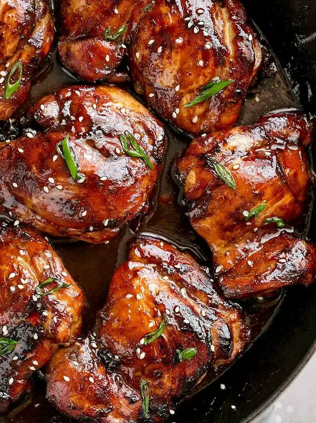 Honey Soy Baked Chicken Thighs