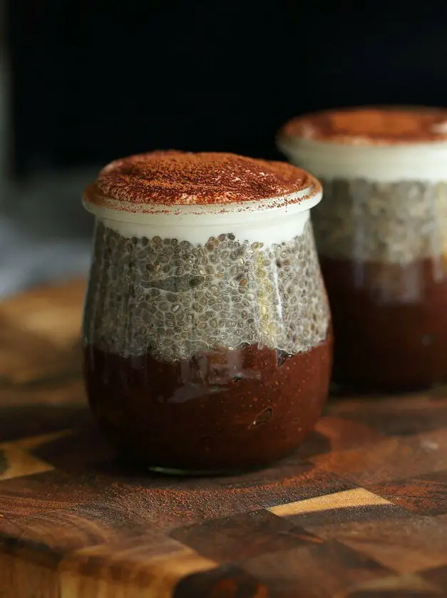 Tiramisu Chia Seed Pudding