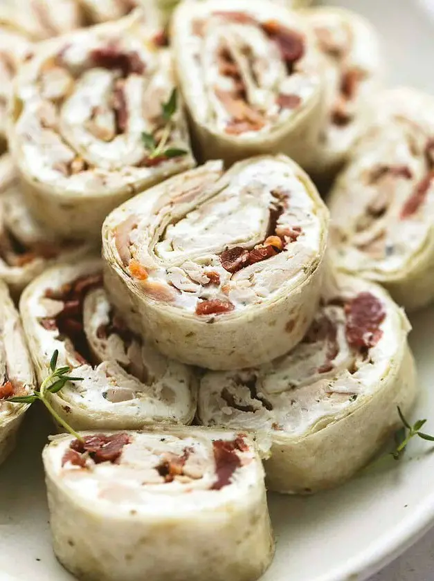 Chicken Bacon Ranch Pinwheels