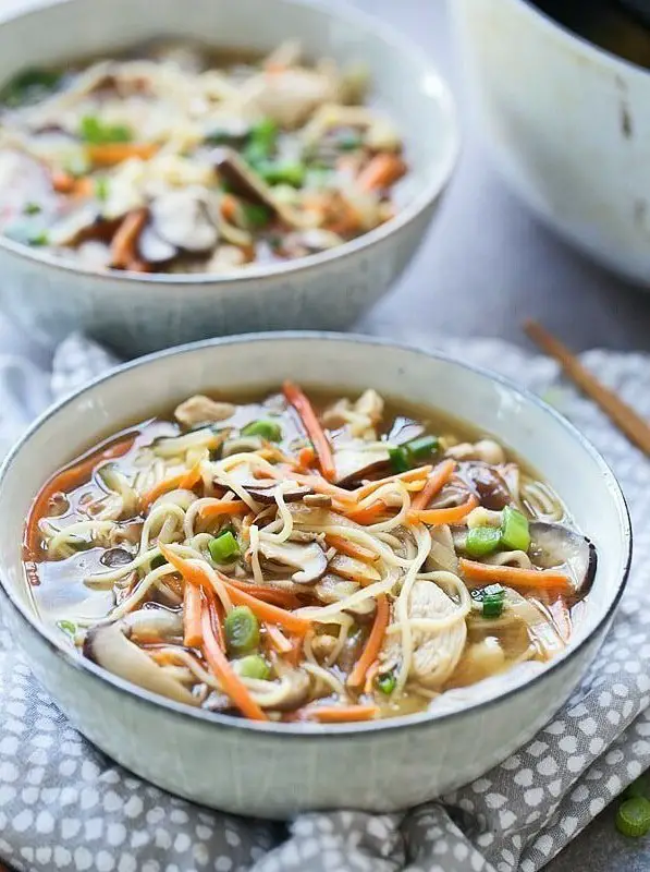 Easy Asian Chicken Noodle Soup