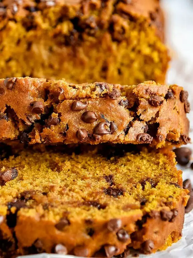 Pumpkin Chocolate Chip Bread