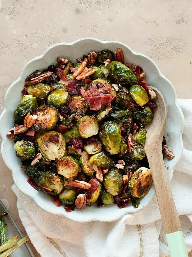 Maple Balsamic Brussel Sprouts