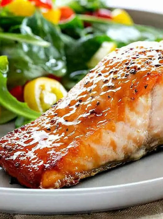 Salmon with Brown Sugar Glaze