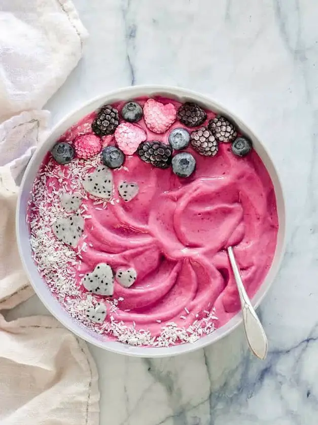 Creamy Pink Smoothie Bowl