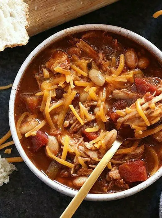 Crockpot Chicken Chili