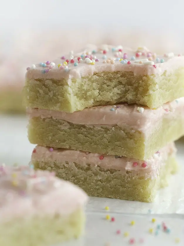 Frosted Sugar Cookie Bars