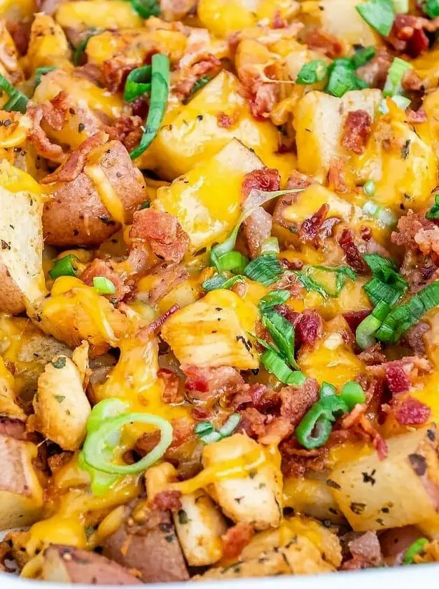 Loaded Chicken and Potato Casserole