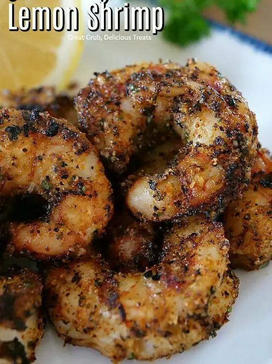 Grilled Cajun Lemon Shrimp