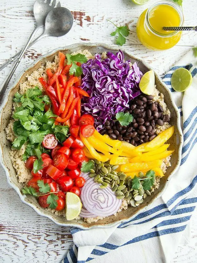 Black Bean Quinoa Bowls