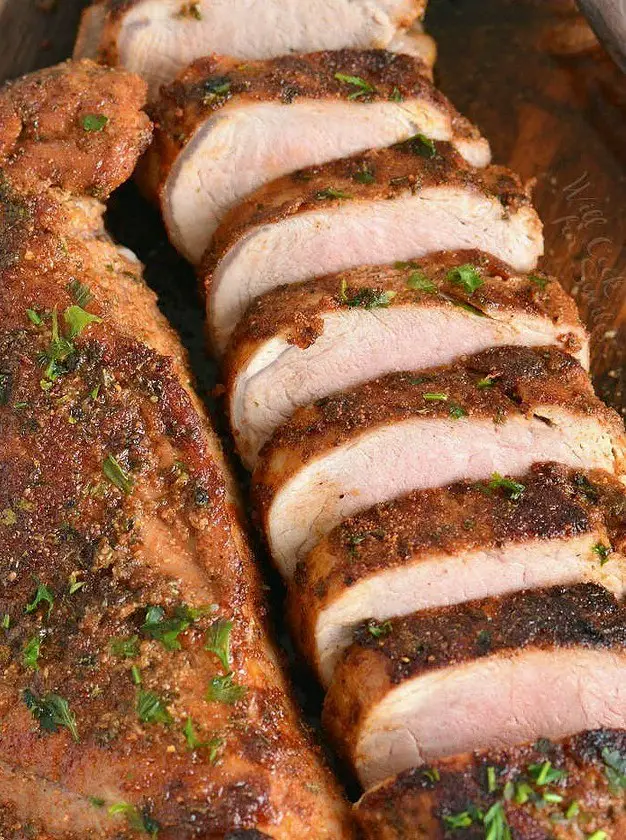 Roasted Pork Tenderloin with Pork Rub