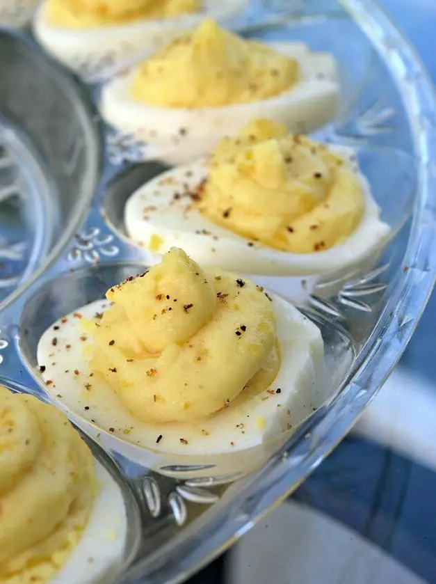 Deviled Eggs with Tajin