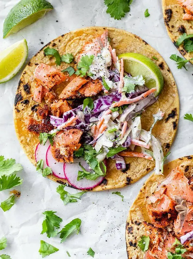 Easy Salmon Tacos