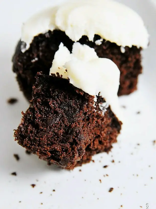 Chocolate Cupcakes with Vanilla Buttercream Frosting