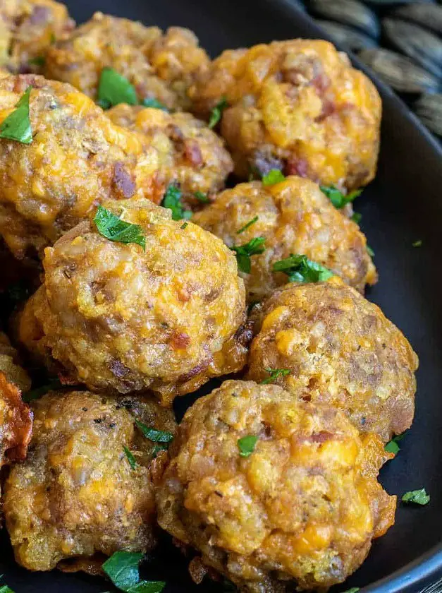 Stuffing Balls with Sausage