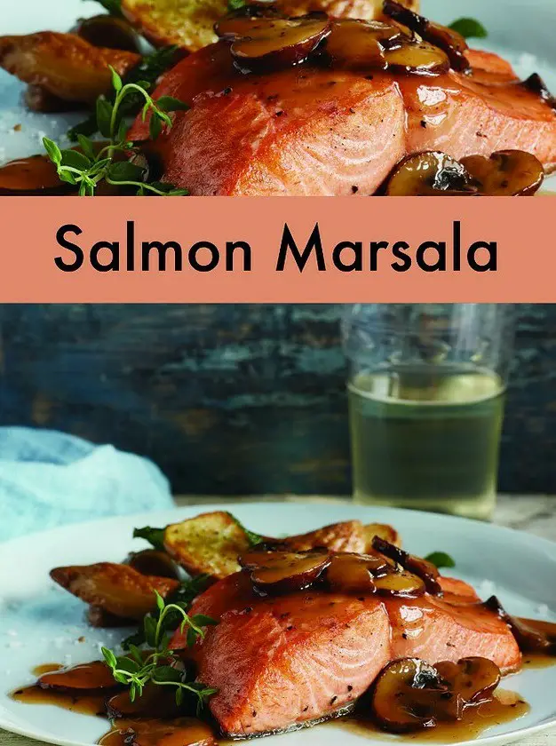 Salmon Marsala