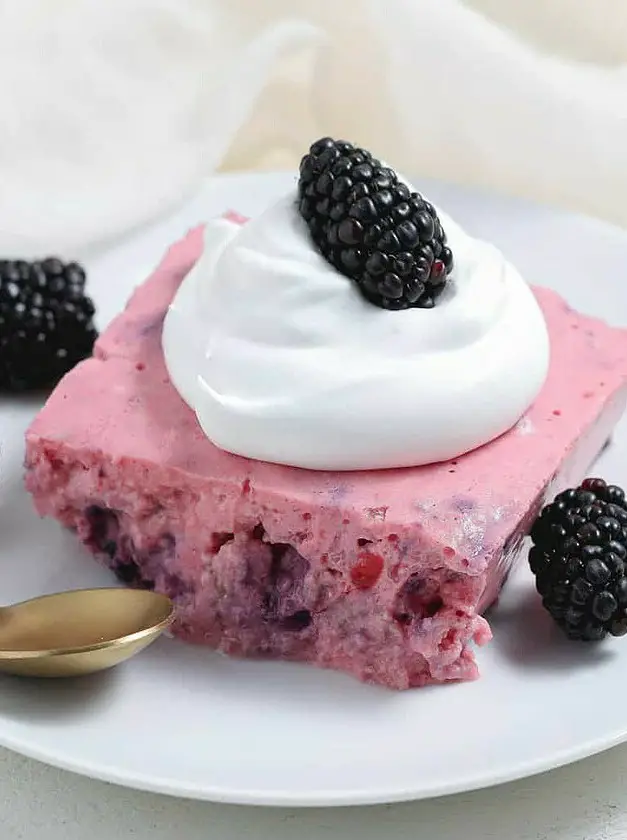 Gluten and Dairy Free Mixed Berry Jello Salad