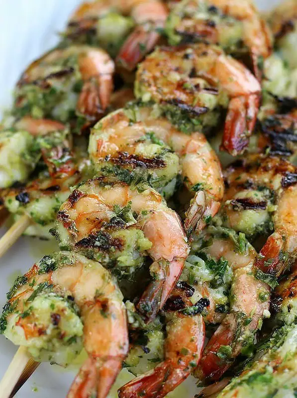 Marinated Grilled Shrimp Kabobs