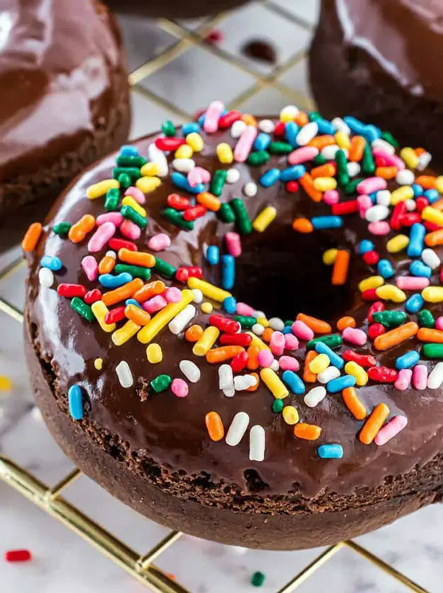 Baked Chocolate Donuts