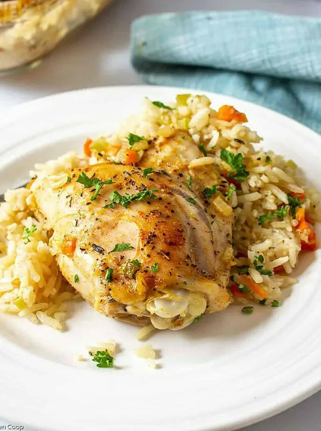 Baked Chicken and Rice