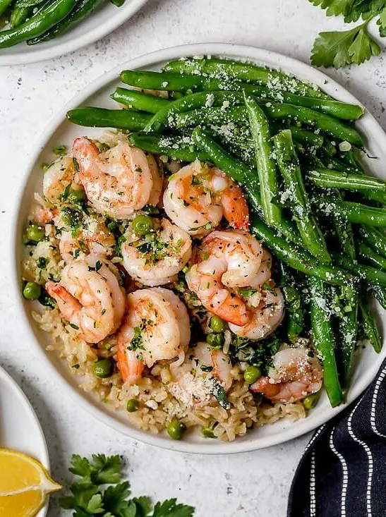 Shrimp, Peas and Rice