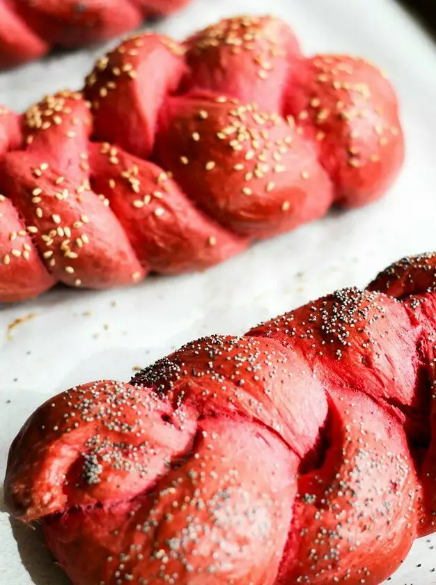 Red Beet Challah