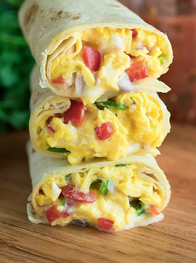 Veggie Breakfast Burritos